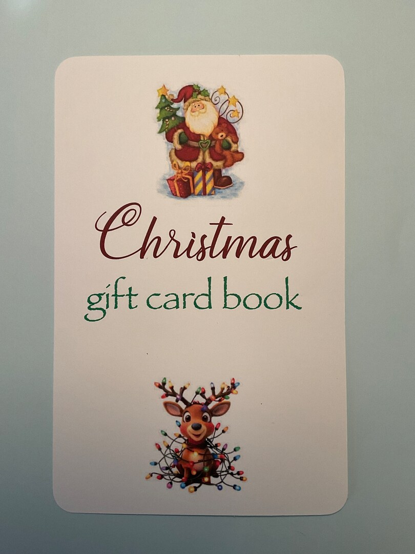 Christmas Gift Card Book | MakerPlace by Michaels Christmas Gift Card Book | MakerPlace by Michaels